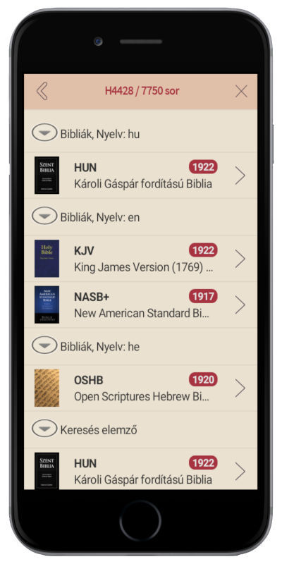 Biblia-Felfedező iPhone-hoz